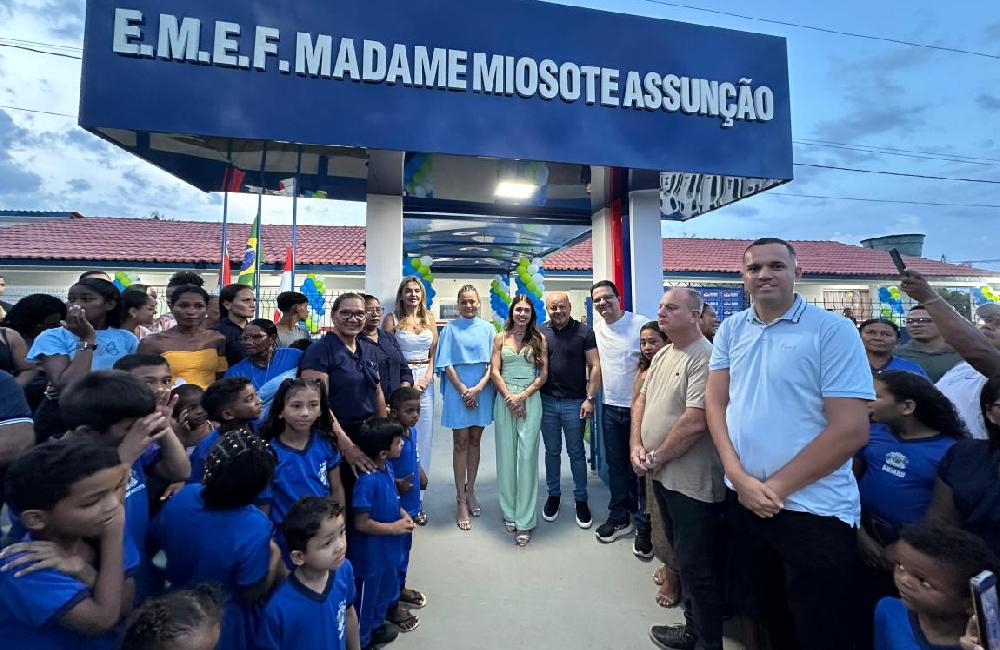 Nova escola em Bujaru reforça compromisso de Júnior Ferrari com a educação